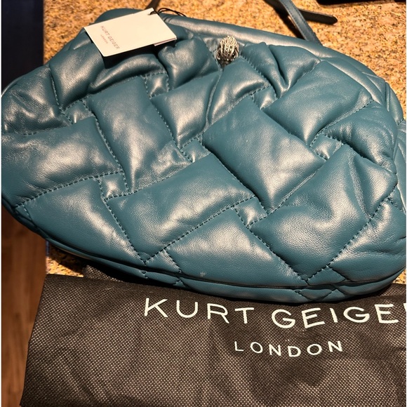 Kurt Geiger blue leather quilted bag - Picture 16 of 16